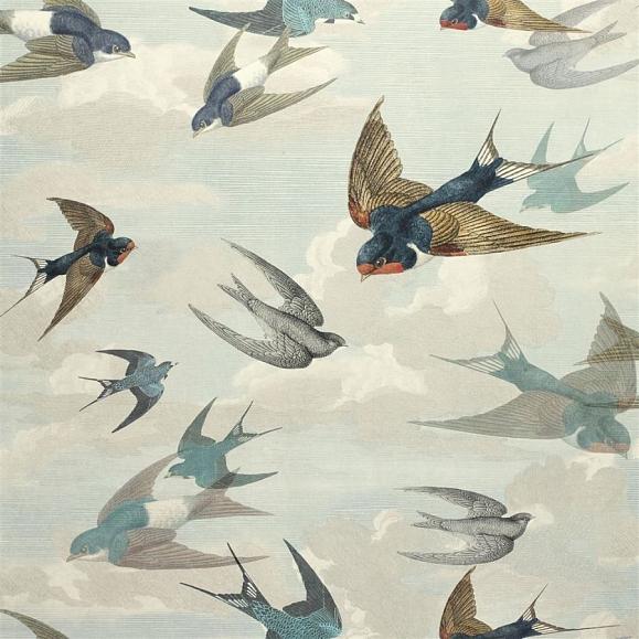 Обои John Derian Picture Book Chimney Swallows PJD6003/01